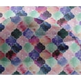 thumbnail image 4 of oneOone Viscose Chiffon Fabric Textured Moroccan Geometric Printed Fabric 1 Yard 42 Inch Wide, 4 of 4