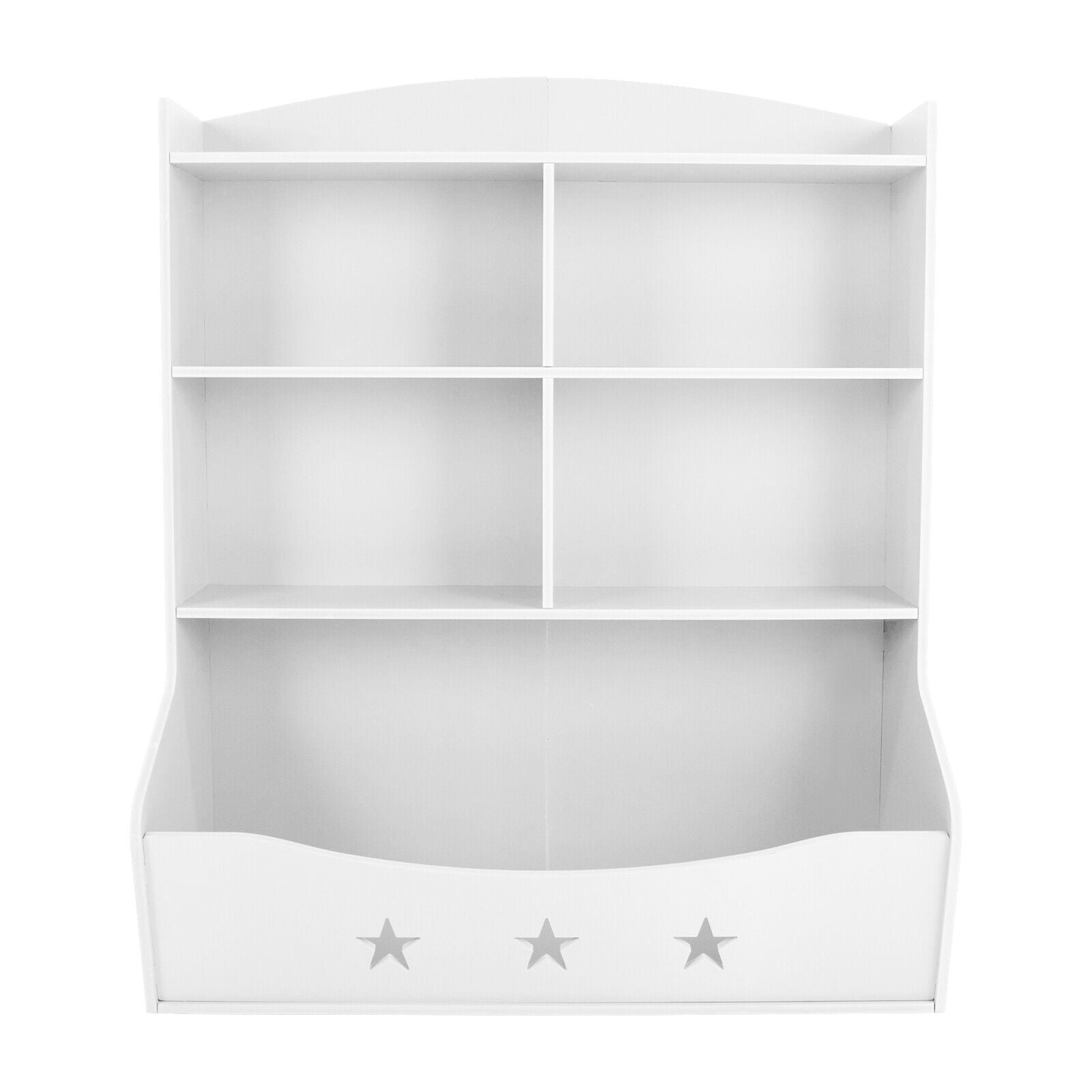 Kids Bin Toy Storage Box Bookcase Organizer Shelf Playroom Bookshelves White 30.12*13.39*36.61in