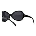 thumbnail image 2 of Women's Designer Sunglasses Oversized Wrap Around Butterfly Shield Black, Black, 2 of 4