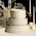thumbnail image 4 of Stone Lain Claire 24-Piece Dinnerware Set Stoneware, White, 4 of 7