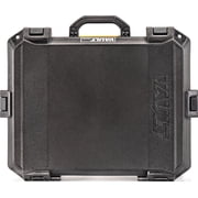 Pelican Vault V550 Equipment Case with Foam, Crushproof, Dustproof, Weather-Resistant, 4 Layers of Foam, 4 Push Button Latches - Black