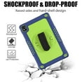 thumbnail image 2 of FIEWESEY for Nokia T20 Tablet Case,Heavy-Duty Drop-Proof Shock-Resistant Kids Friendly Rugged Cover for Nokia T20 (Model:TA-1392 TA-1394 TA-1397)+Screen Protector(Navy/Green,1 Pcs), 2 of 6