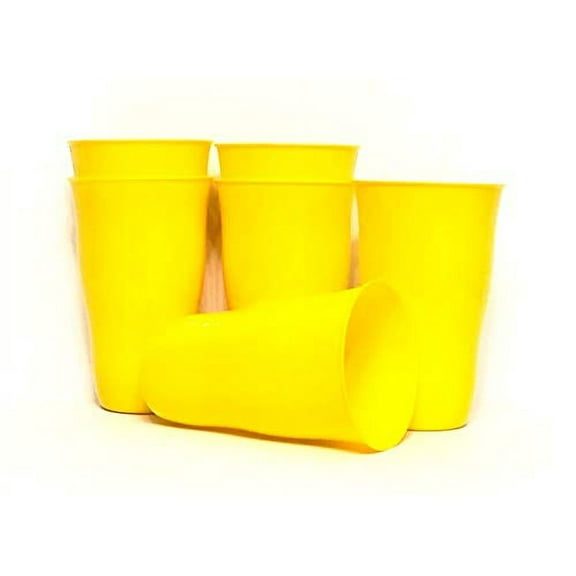 Mintra Home Reusable Plastic Cups 21 Ounce Tumbler for Party, Kids, Home, Kitchen, Events, Drinks and Drinking Water, Juice or Soda -BPA Free Tumblers, Many Colors, Dishwasher Safe - Pack of