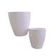 thumbnail image 2 of Paquete Set 2 Piezas de Maceta Redonda Resistente Colores para Planta Exterior Interior o Artificial, 2 of 5