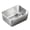 without cover-S, variant on Rectangle Shape Stainless Steel Kitchen Container for Food Prep and Storage