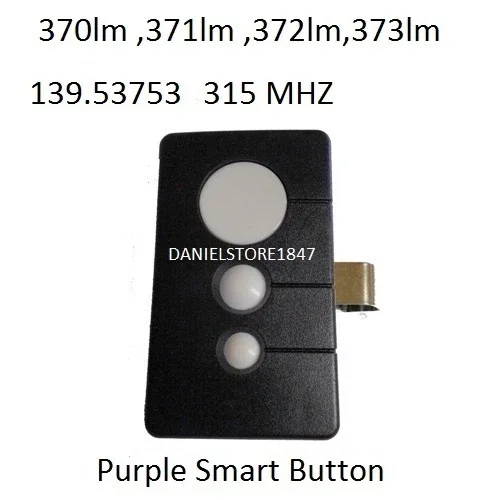 For Chamberlain Garage Door Opener Remote Part For Purple Learn Button