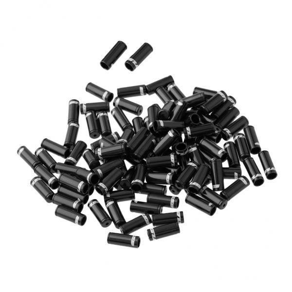 3x Palanca de Cambios de Freno de Bicicleta de Aluminio de 100 Piezas, Puntas de Cable Interno, Tapa de Extremo de Cable de 4mm, Varias Opciones de Co Baoblaze Tapa de extremo de cable de freno de bicicleta
