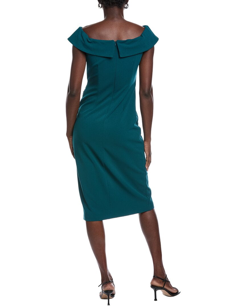 aidan mattox pleated colorblock midi dress Pleated Colorblock Midi Dress by Aidan AIDAN MATTOX