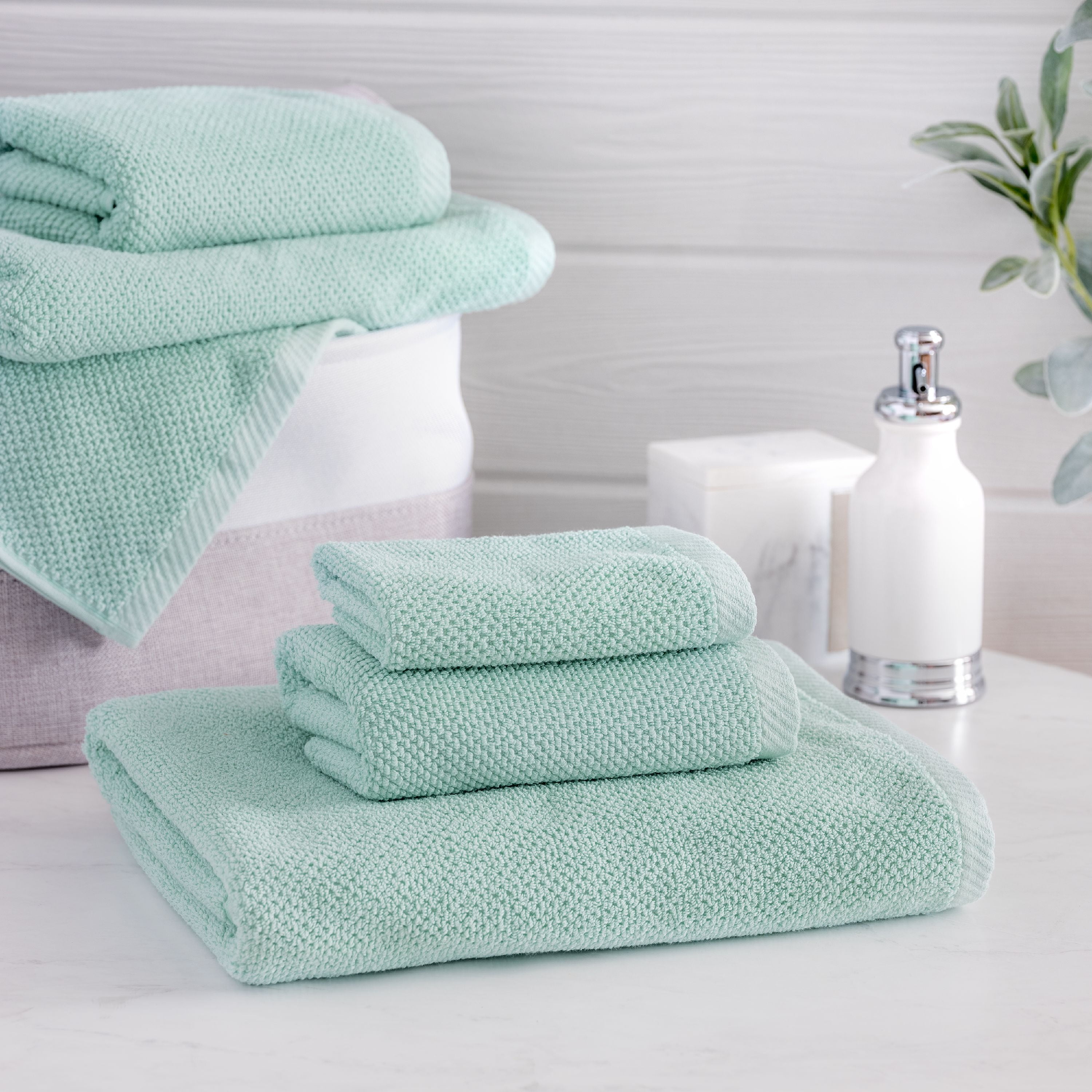 Spa-Hotel Quality 100% Cotton Absorbent 600 GSM 6PC Bathroom Towel Set TEAL 