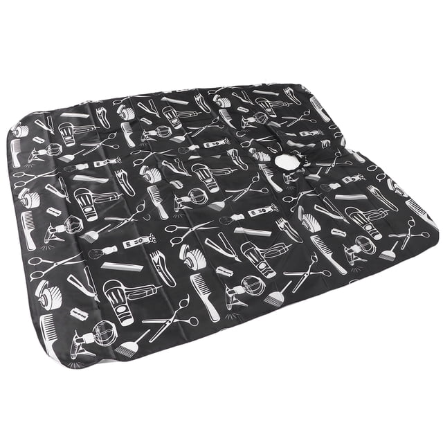 Cape Coupe de Cheveux, Cape de Barbier Réutilisable Confortable Lavable en Machine Respirante Imperméable Réglable pour l'Utilisation de Bricolage à la Maison pour Coiffeur