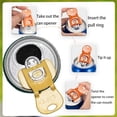 thumbnail image 4 of Abridor de pestañas fácil y protector de latas colorido BOVVSKY de 12 piezas, 4 of 6