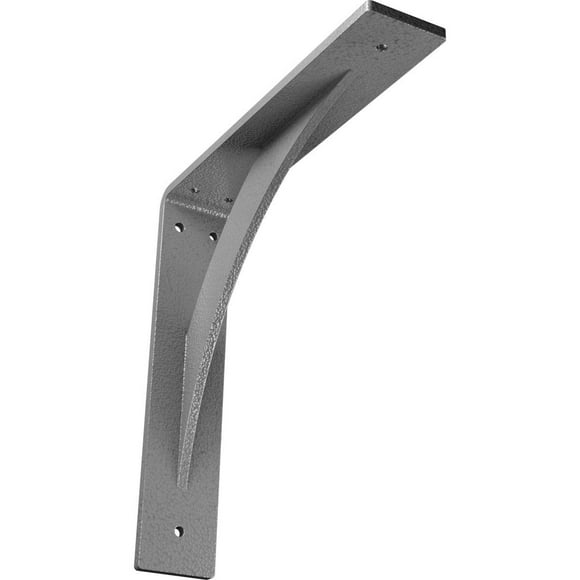 Soporte de acero Ekena Millwork Legacy 2x10x10 cm Gris Martillado
