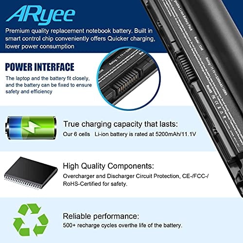 ArYee 5.2Ah 11.1V 58Wh Reemplazo para Dell Latitude 3340 Series Dell V