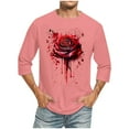 thumbnail image 1 of Men'S Printed Round Neck Casual Fashion Short Sleeved Round Neck Shirt, 1 of 4