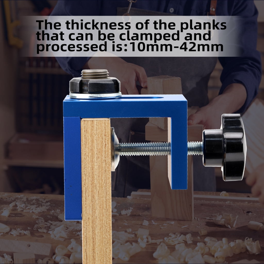 3 In 1 Dowel Jig Set,8/10/15mm Drill Template Dowel Hole Guide for Woodworking Straight Holes,Adjustable Doweling Jig