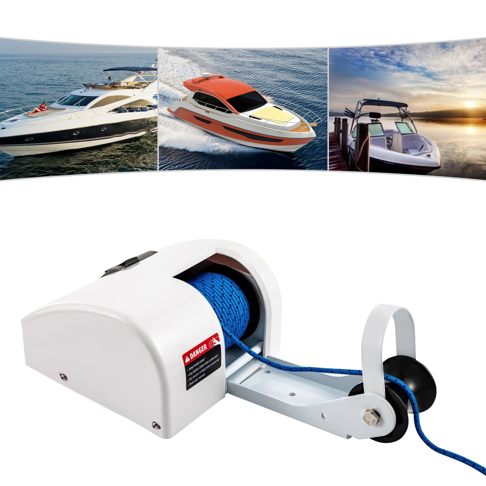 Boat anchor hoist