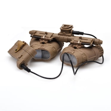 Lunettes de Vision Nocturne Modèle NVG avec Lentille de Travail et Câble Lunettes de Vision Nocturne Casque Accessoire