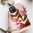 thumbnail image 5 of Metallic Glitter Heart iPhone Case for Couples Lovers Shimmer Decorative Protective Case Compatible with iPhone 11/12/13/14/15/16 (Pro Max/Plus), 5 of 9