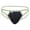 1Pack:Black, variant on Men's Lightweight Mesh Low Rise Stretch Thong Underwear, Black, 3-Pack, L
