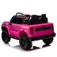 thumbnail image 4 of 24V Kids Ride on Cars, 2 Seater Battery Powered Ride on Toy Car with Remote Control, Electric Car for Girls Boys 3-8 with Music/LED Lights/Bluetooth/USB, Rose Red1, 4 of 7