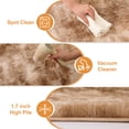 thumbnail image 2 of Cozydesg 9ftx12ft Large Area Rugs,Shag Fluffy Rugs for Living Room Bedroom, Modern Indoor Floor Rugs Soft Carpet Home Decro,Camel, 2 of 7