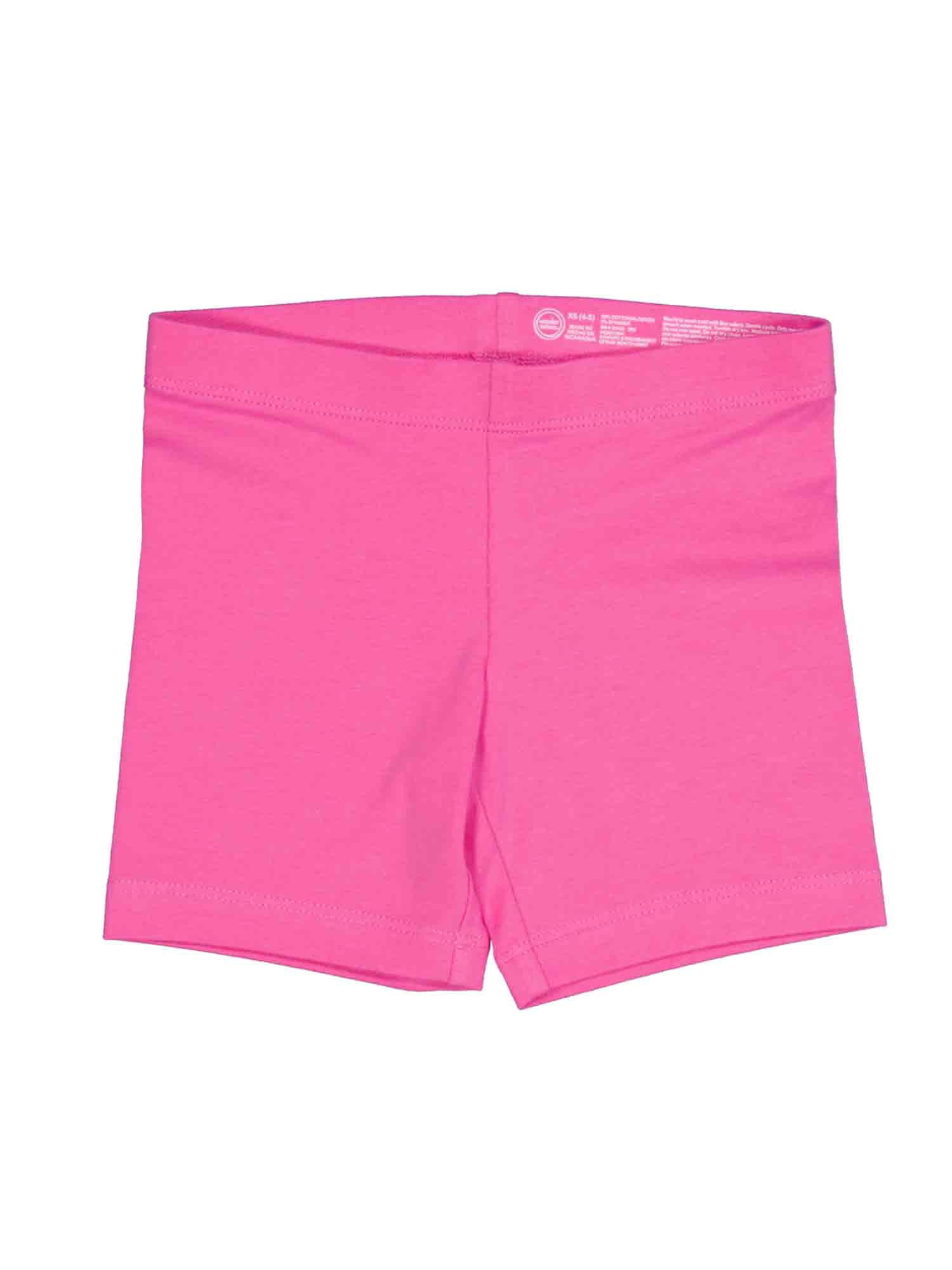 Wonder Nation Girls Bike Short, 4-Pack, Sizes 4-18 & Plus