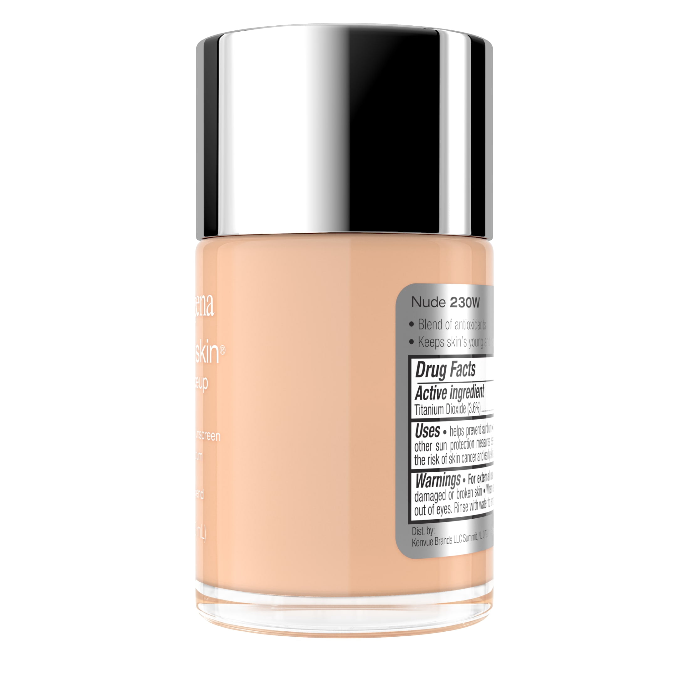 (2 pack) Neutrogena Healthy Skin Liquid Makeup, Nude 230W, 1 fl. oz