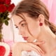 thumbnail image 4 of February 14 Festive Wooden Studs Earrings 6-Piece Set Personalized Heart-Shaped Rose Earring Set Gift Earrings For Women, 4 of 6