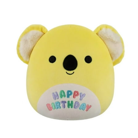 Squishmallows 2025 Original 8-Inch Happy Birthday Squad Plush - Collectible Soft & Squishy Mini Stuffed Animal Toy - Add to Your Squad - Gift for Kids, Girls & Boys (Donny Koala)