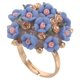 thumbnail image 1 of Delicate Flower Ring Ceramic Women Ring Jewelry Set, 1 of 5