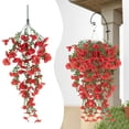 thumbnail image 2 of 2Pcs Artificial Petunia Hanging Vines, Outdoor Uv Resistant Fake Flowers, Simulation Trailing Plants for Wall Garden Porch Balcony Wedding Decor Harlik, 2 of 4