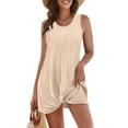 thumbnail image 2 of SHINE UP Swimsuit Coverups Summer Dresses for Women Eyelet Twisted Sundress Sleeveless Dress, 2 of 7