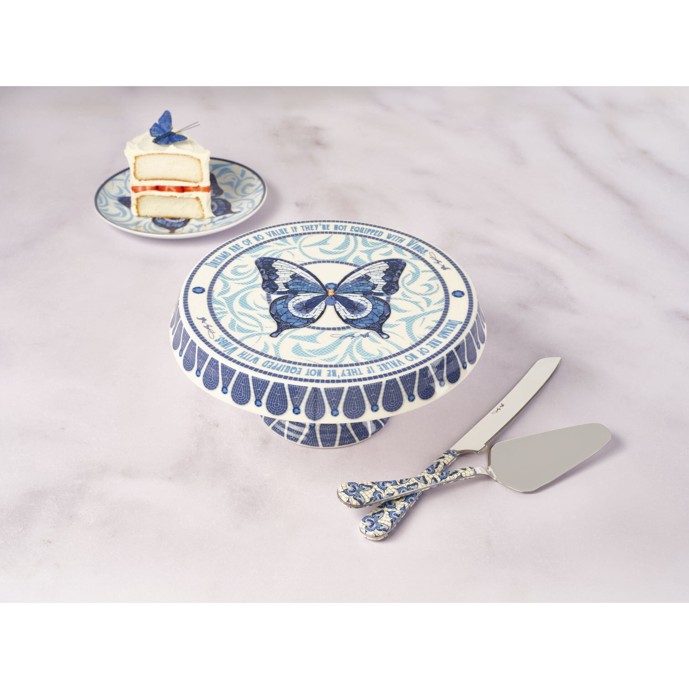 Dolly Parton Jeweled Mosaic 10.5 in Cake Stand