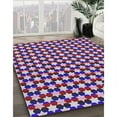 thumbnail image 3 of Ahgly Company Machine Washable Indoor Square Transitional Lilac Purple Area Rugs, 3' Square, 3 of 7