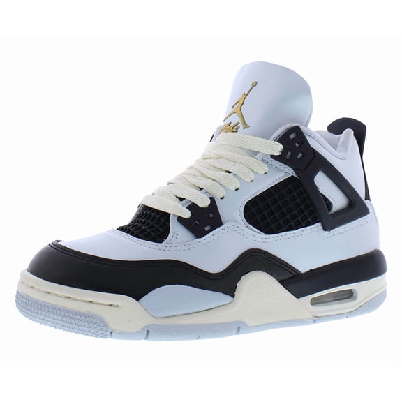 Big Kid's Jordan 4 Retro Pure Platinum/Metallic Gold (FZ8585 070) - 6
