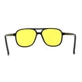thumbnail image 4 of Antiglare Polarized Mens Classical Retro Racer Plastic Pilots Sunglasses Black Yellow, 4 of 4