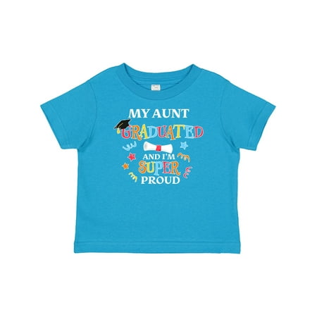 

Inktastic My Aunt Graduated and I m Super Proud Gift Baby Boy or Baby Girl T-Shirt