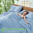 Sonoro Kate Luxury Naturally Bamboo Cooling Bed Sheet Set Deep