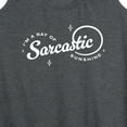 thumbnail image 3 of Instant Message - Ray Of Sarcastic Sunshine - Women's Racerback Tank Top, 3 of 6