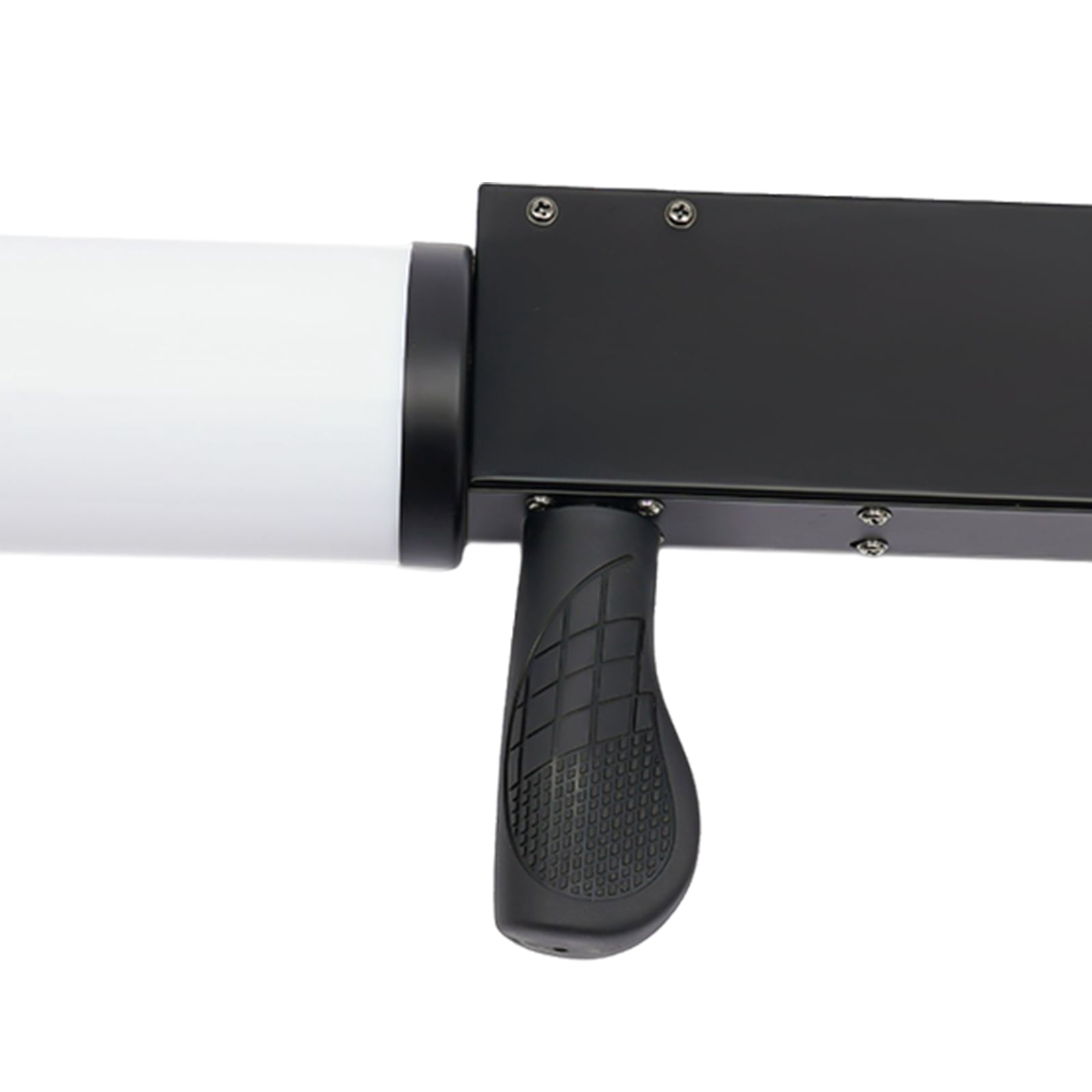 Black+White Acrylic Handheld Fog Gun LED CO2 Fog Manual Cannon Special Effects Fog Machine Gun Party Bar
