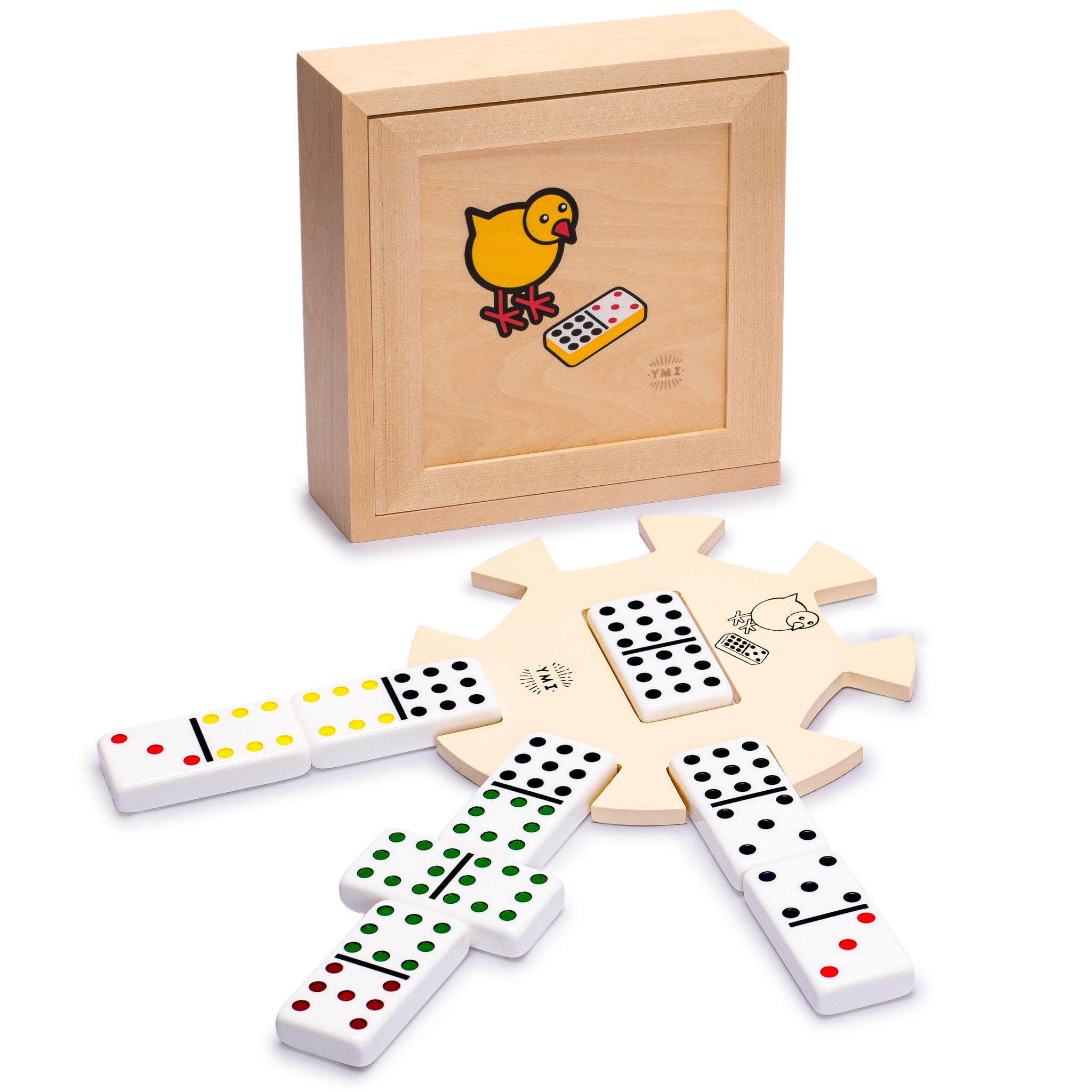 University Games Double 9 Chicken foot Dominoes