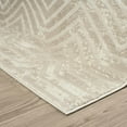 thumbnail image 6 of Abani Terra Cream 6' x 9' Area Rug for Living Room, Bedroom - Geometric Lines Pattern - Durable & Easy to Clean, 6 of 10