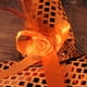 thumbnail image 5 of 2 piezas de sombrero de Halloween diadema de bruja disfraz de fiesta de disfraces gorro de lentejuelas de encaje fruncido para decoración naranja, 5 of 5