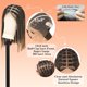 thumbnail image 2 of Pelucas trenzadas con encaje frontal Beauart Brinbea Bob Box Braid 14 pulgadas, 2 of 8