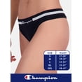 thumbnail image 5 of Champion Women's Thong Pack Underwear, 3 pack, Sizes S - XXL, 5 of 6