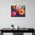 thumbnail image 3 of TISHIRON Paint by Numbers for Adults,16x20 inch Canvas Wall Art Chrysanthemum Oil Painting by Numbers Kit for Home Wall Decor (Frameless), 3 of 7