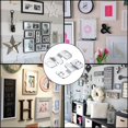 thumbnail image 5 of 8PCS Concealed Flush Mount Bracket, Picture Frame Hook, Wall Mounted Picture Hanger, Interlocking Suspension Brackets, Furniture Connector for Hanging Mirror Fixing, 5 of 5