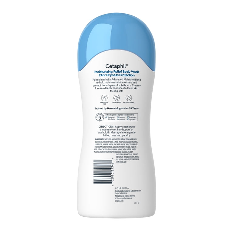 Cetaphil Moisturizing Relief Body Wash, Sensitive Skin photo 7