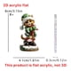 thumbnail image 2 of Dress Up 2D Flat Acrylic Ornaments Holiday Decorations Gifts For Children, flat acrylic ornaments, 2D holiday decorations, Christmas tree ornaments, party decorations, home decor, foldable design,, 2 of 9