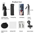 thumbnail image 6 of NEYLANG 25-75x60mm Spotting Scope w/Tripod Phone Adapter Carry Bag for Shooting Target,Bird Watching,Hunting,Outdoor, 6 of 11